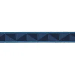78530 | Teague Tape Indoor/Outdoor - Blue Schumacher Teague Tape Indoor/Outdoor trim in Blue (78530)