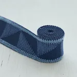 78530 | Teague Tape Indoor/Outdoor - Blue Schumacher Teague Tape Indoor/Outdoor trim in Blue (78530)