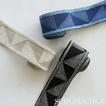 78530 | Teague Tape Indoor/Outdoor - Blue Schumacher Teague Tape Indoor/Outdoor trim in Blue (78530)