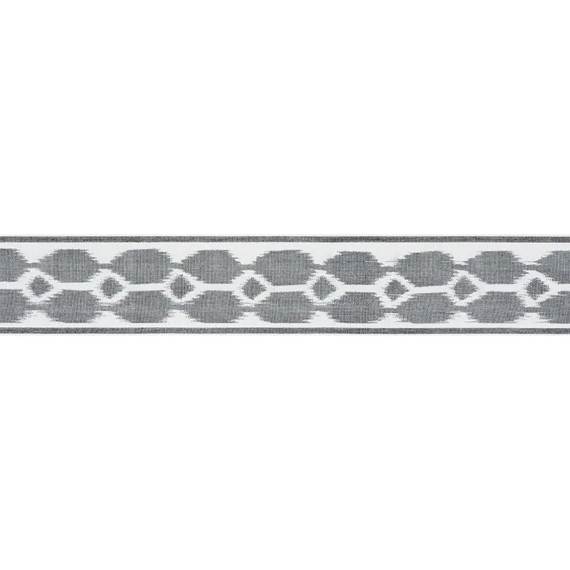 Schumacher Telia Tape trim in Charcoal (73694)