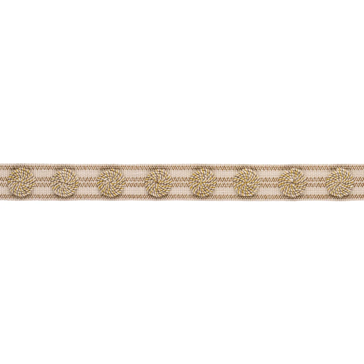 Schumacher The City'S Silent Lines Tape trim in Chartreuse (86840)