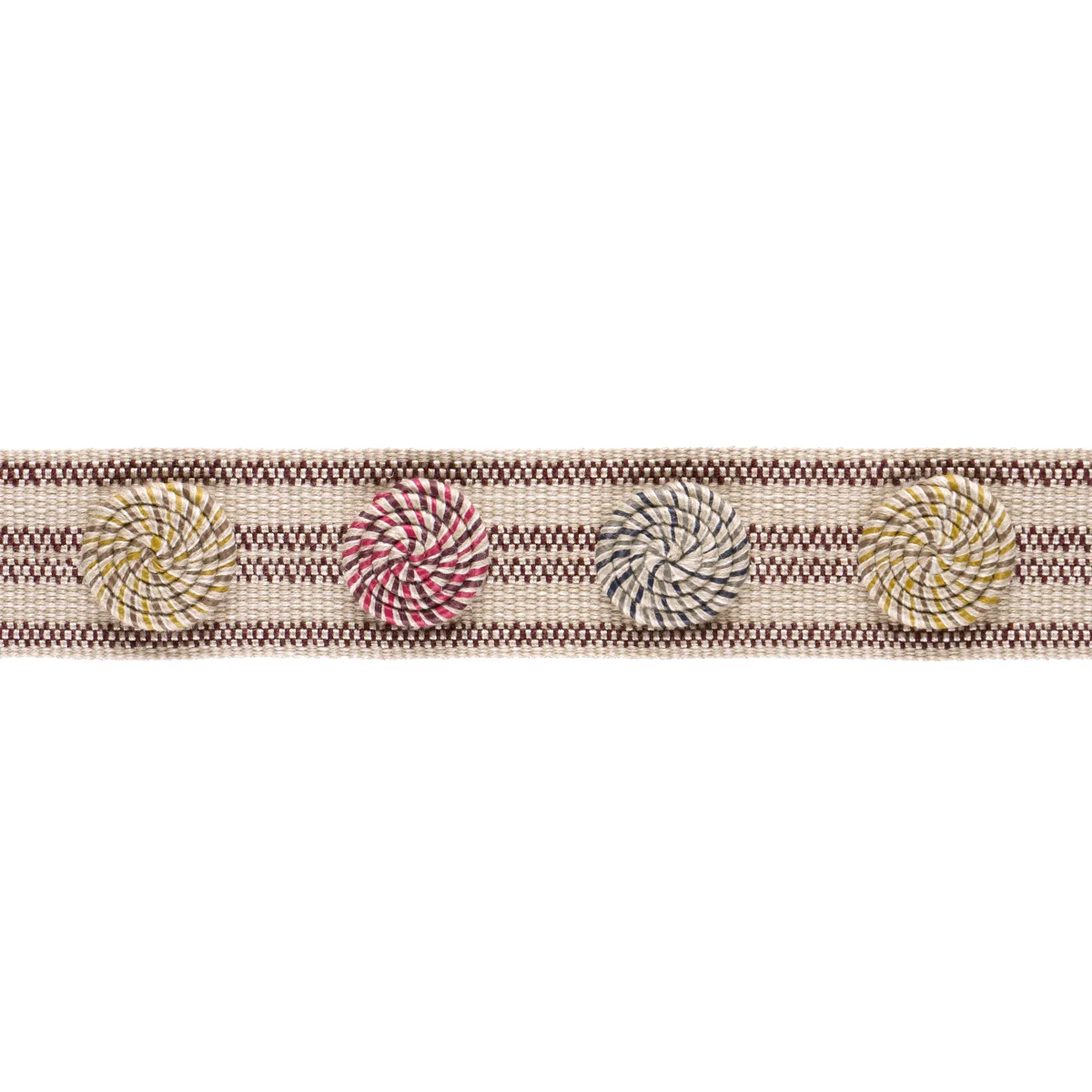 Schumacher The City'S Silent Lines Tape trim in Lollipop (86841)
