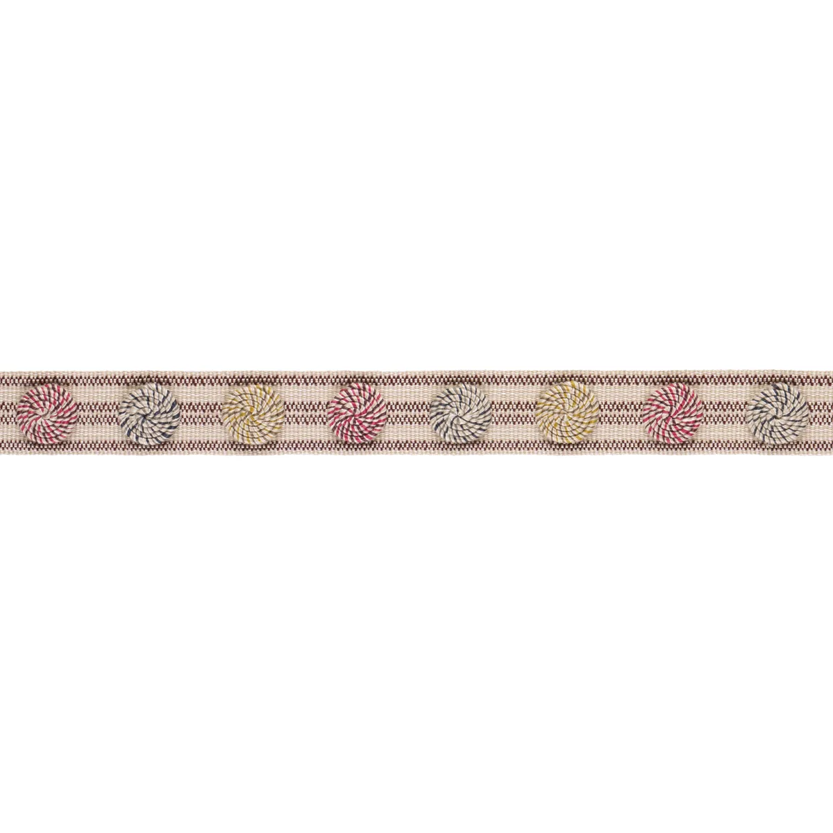 Schumacher The City'S Silent Lines Tape trim in Lollipop (86841)