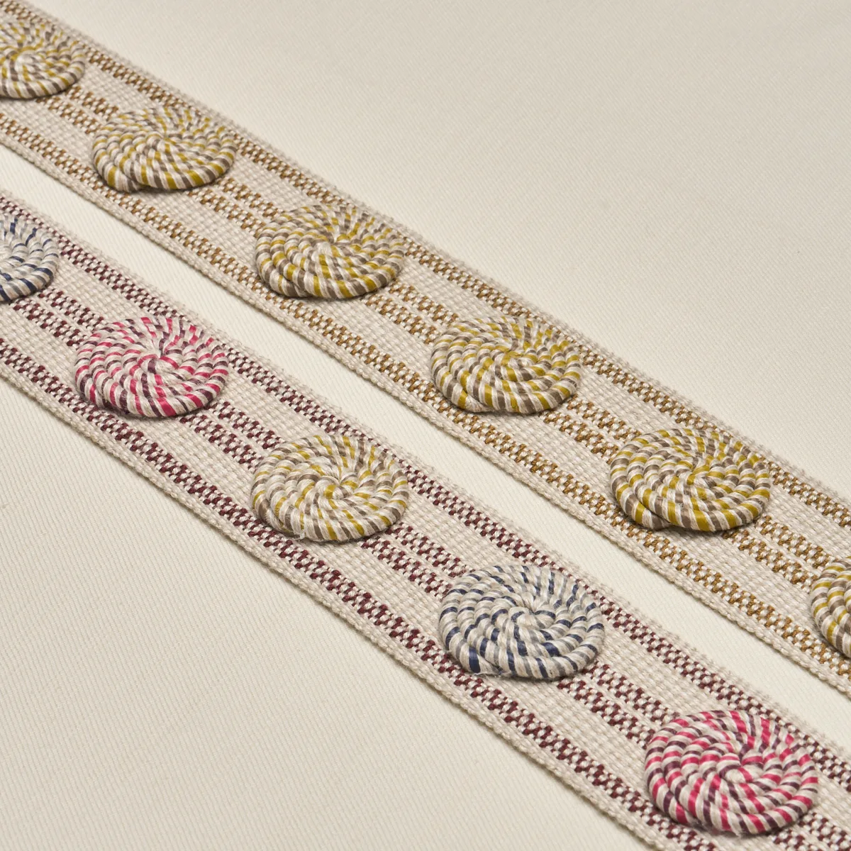 Schumacher The City'S Silent Lines Tape trim in Lollipop (86841)