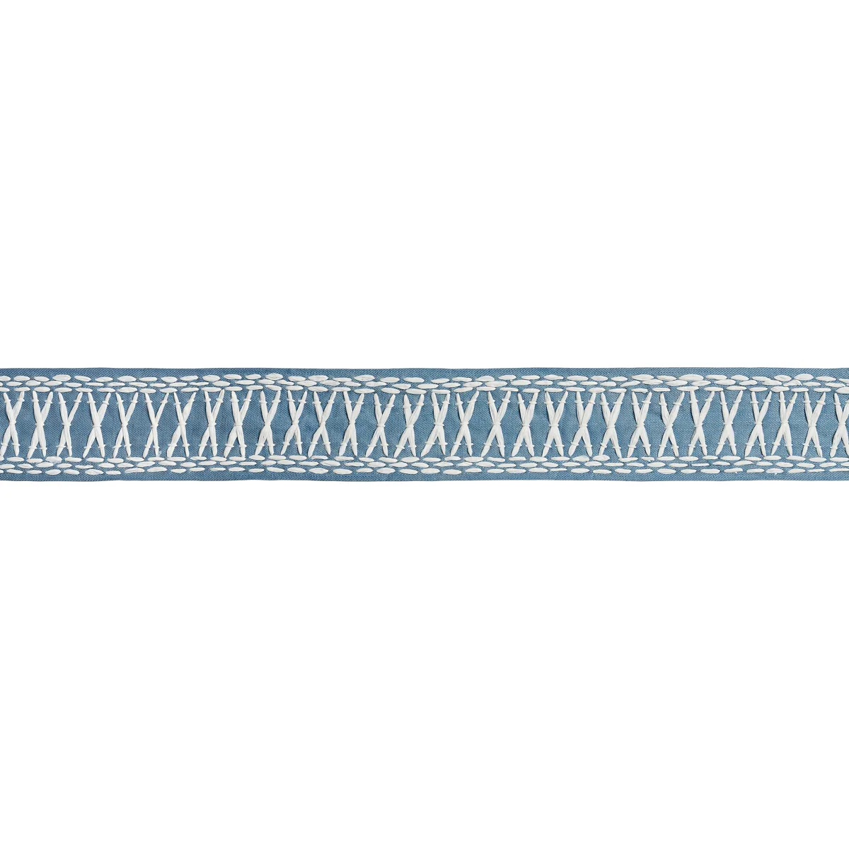 Schumacher Tikki Tape trim in Blue (69305)