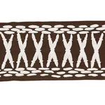 69307 | Tikki Tape - Brown Schumacher Tikki Tape trim in Brown (69307)