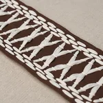 69307 | Tikki Tape - Brown Schumacher Tikki Tape trim in Brown (69307)