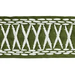 69306 | Tikki Tape - Green Schumacher Tikki Tape trim in Green (69306)
