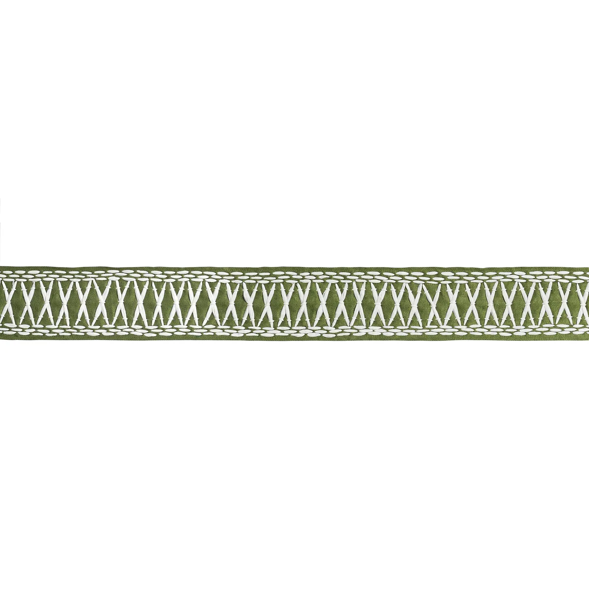 Schumacher Tikki Tape trim in Green (69306)