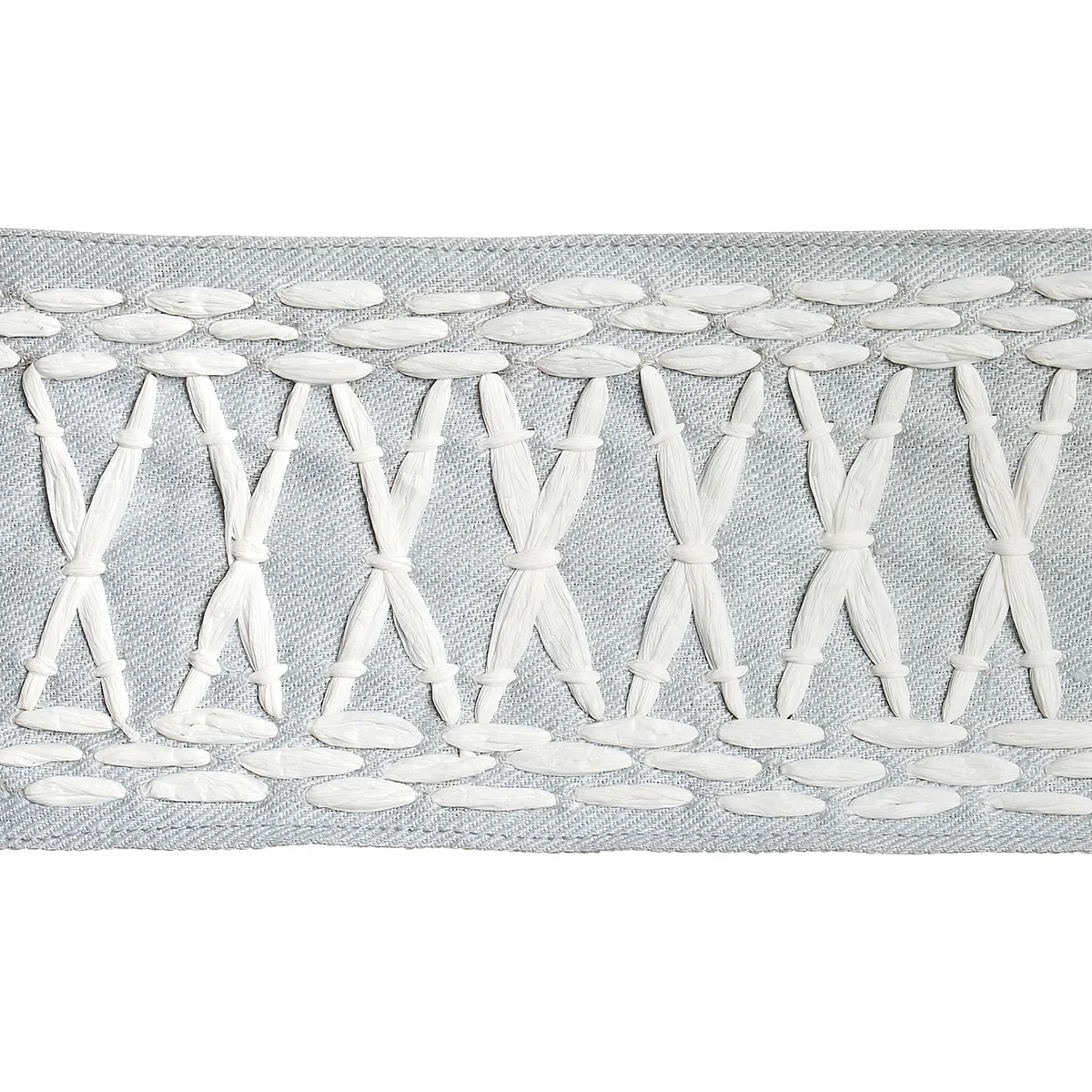 Schumacher Tikki Tape trim in Sky (69304)