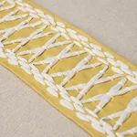 69308 | Tikki Tape - Yellow Schumacher Tikki Tape trim in Yellow (69308)