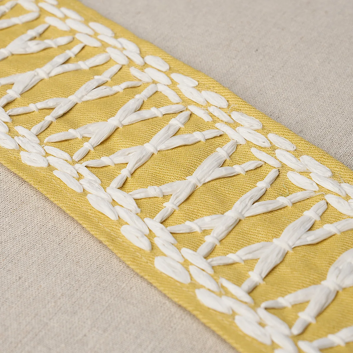 69308 | Tikki Tape - Yellow Schumacher Tikki Tape trim in Yellow (69308)