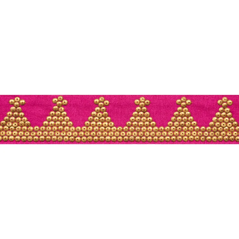 Schumacher Tim Tim Tape trim in Magenta (77251)