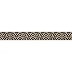 80010 | Tivoli Tape - Black Schumacher Tivoli Tape trim in Black (80010)