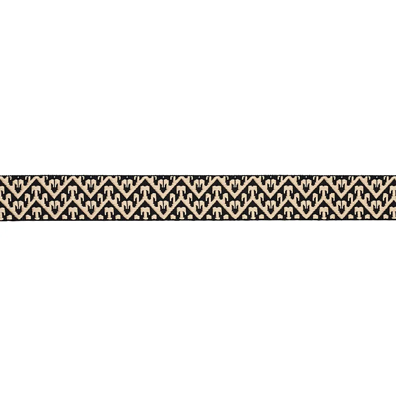 Schumacher Tivoli Tape trim in Black (80010)