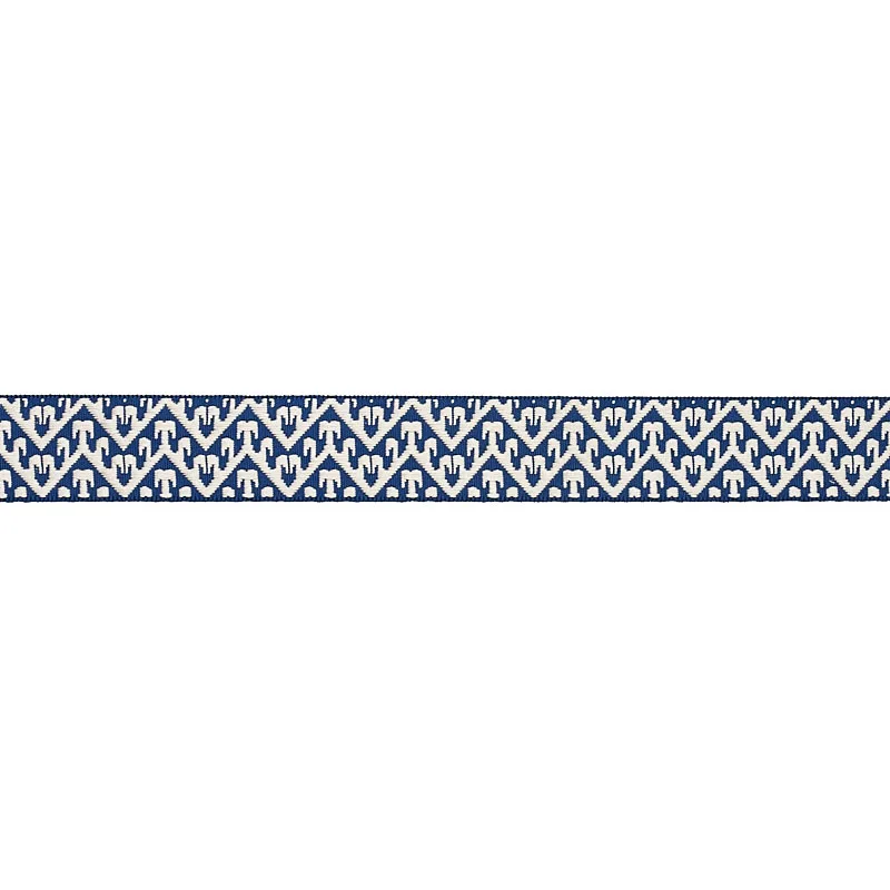Schumacher Tivoli Tape trim in Blue (80011)