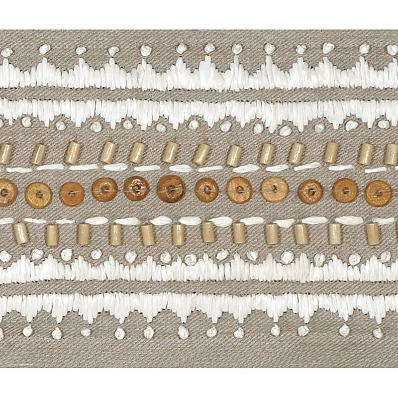 Schumacher Tonga Tape trim in Sea Oyster (69292)