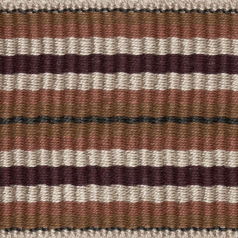 79752 | Topaki Stripe Tape Medium - Aubergine Schumacher Topaki Stripe Tape Medium trim in Aubergine (79752)