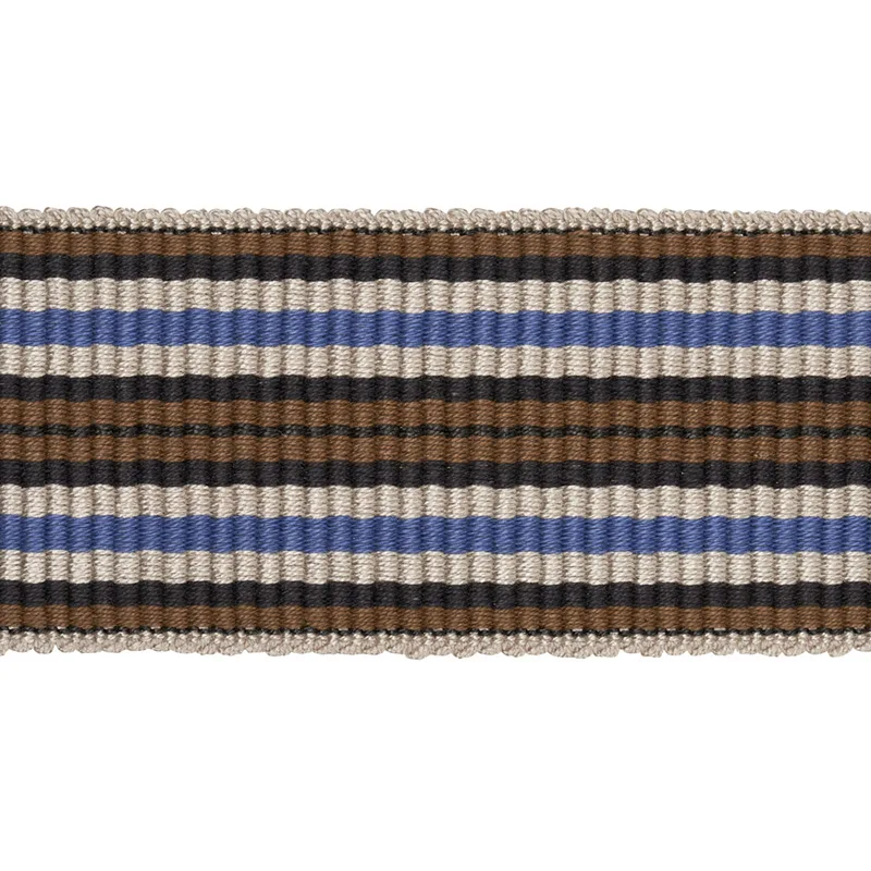Schumacher Topaki Stripe Tape Medium trim in Bluebell (79750)
