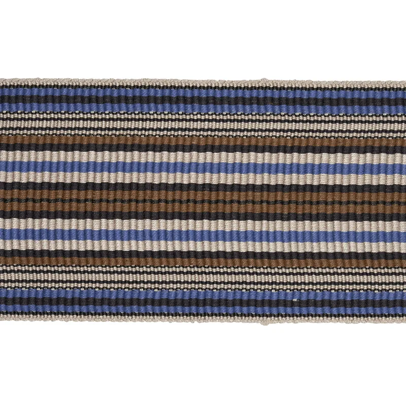 Schumacher Topaki Stripe Tape Wide trim in Bluebell (79740)