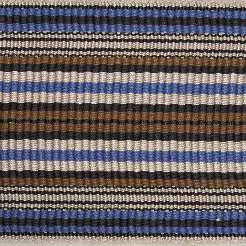 79740 | Topaki Stripe Tape Wide - Bluebell Schumacher Topaki Stripe Tape Wide trim in Bluebell (79740)