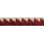 86931 | Trace of Connection Fringe - Merlot Schumacher Trace of Connection Fringe trim in Merlot (86931)