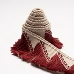 86931 | Trace of Connection Fringe - Merlot Schumacher Trace of Connection Fringe trim in Merlot (86931)