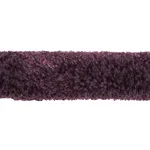 79732 | Tuft Braid Tape - Aubergine Schumacher Tuft Braid Tape trim in Aubergine (79732)