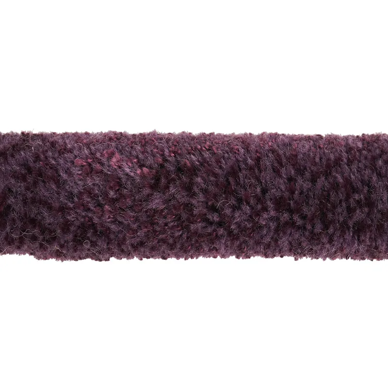 Schumacher Tuft Braid Tape trim in Aubergine (79732)