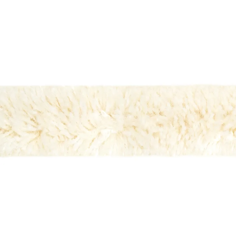 Schumacher Tuft Braid Tape trim in Ivory (79730)