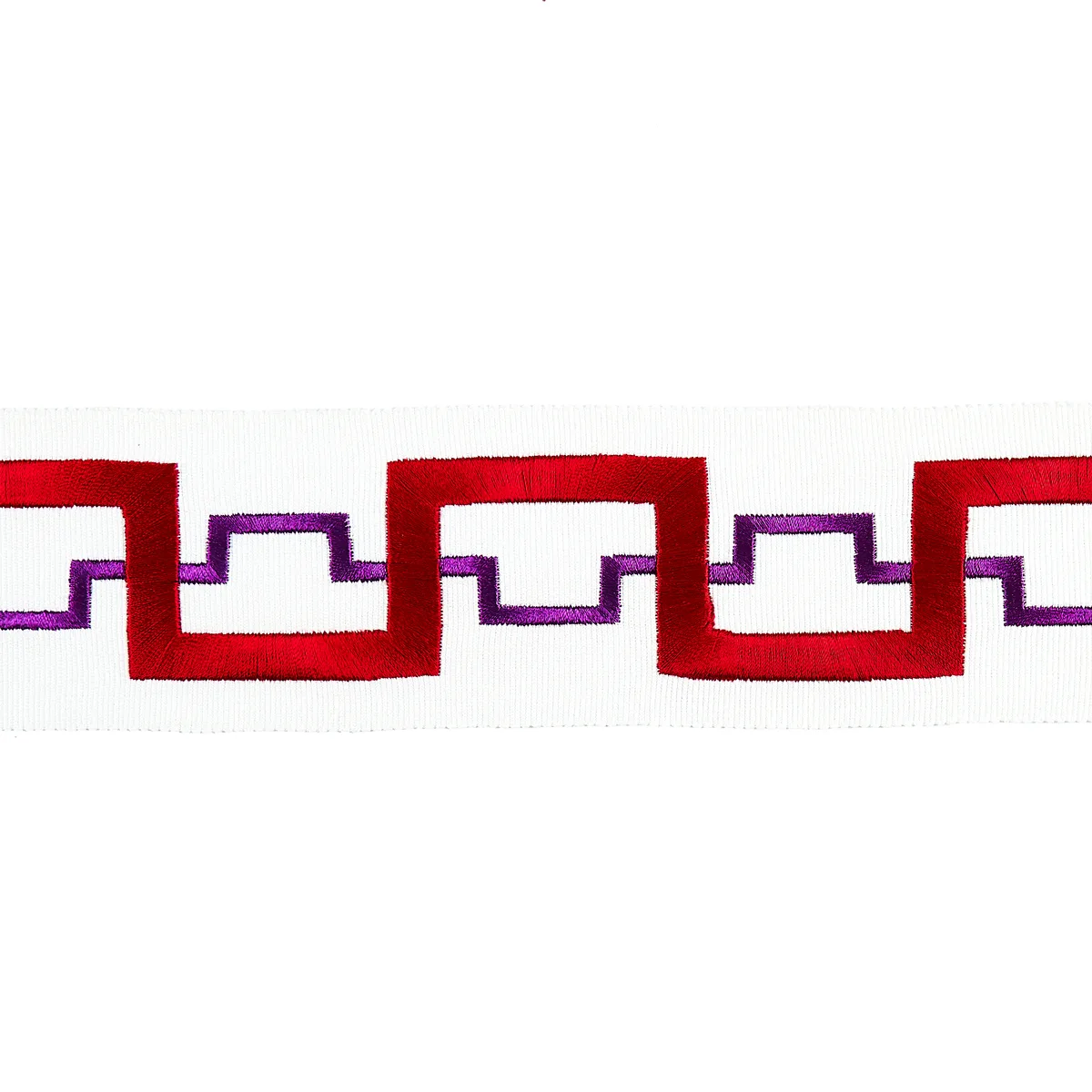 Schumacher Turret Tape trim in Garnet (74353)