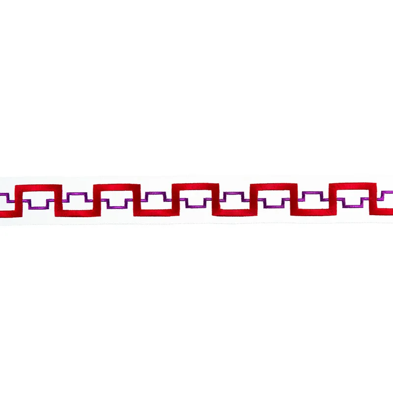 Schumacher Turret Tape trim in Garnet (74353)