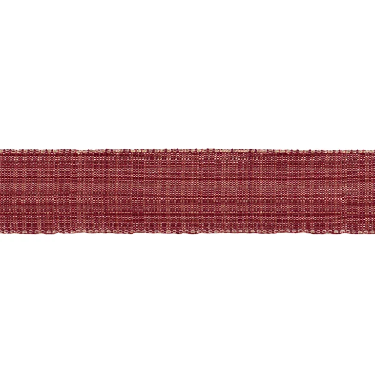Schumacher Tweed Tape Medium trim in Red (86193)