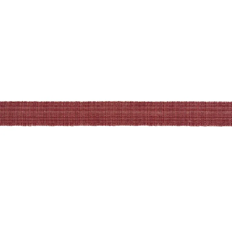 Schumacher Tweed Tape Medium trim in Red (86193)