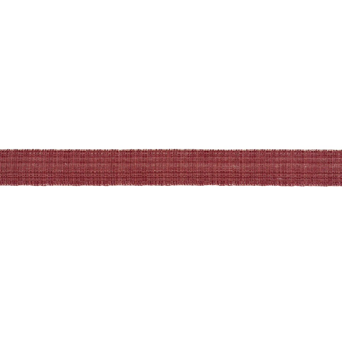 Schumacher Tweed Tape Medium trim in Red (86193)