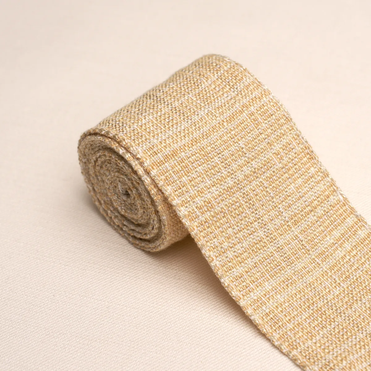 86190 | Tweed Tape Medium - Yellow Schumacher Tweed Tape Medium trim in Yellow (86190)