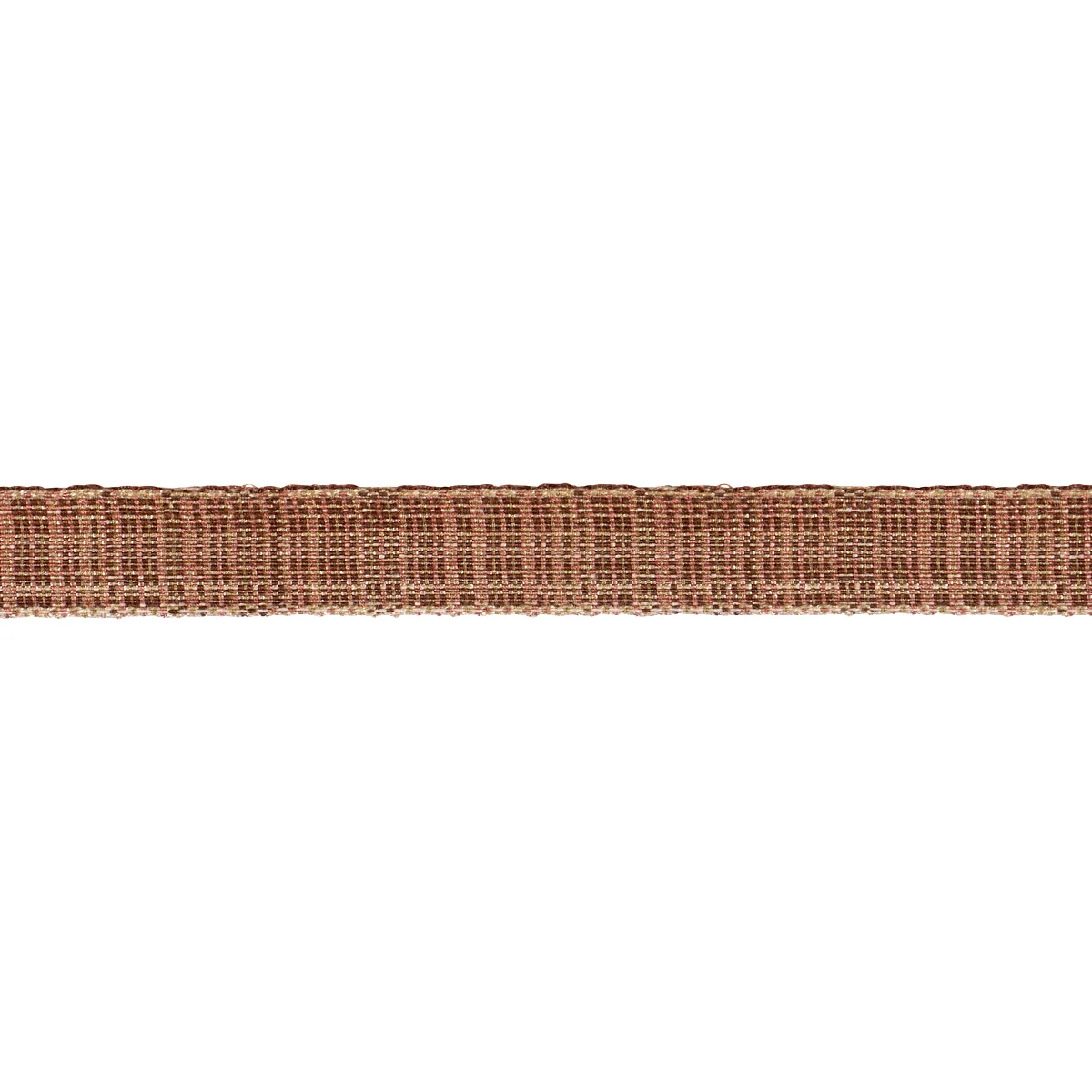 Schumacher Tweed Tape Narrow trim in Brown (86204)