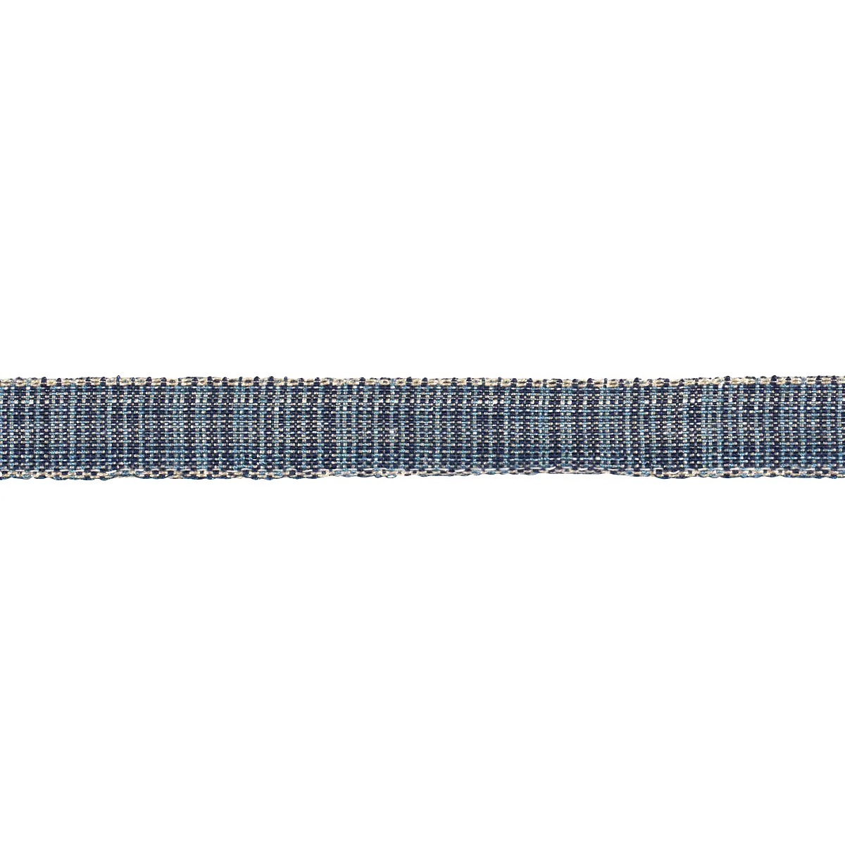 Schumacher Tweed Tape Narrow trim in Indigo (86200)