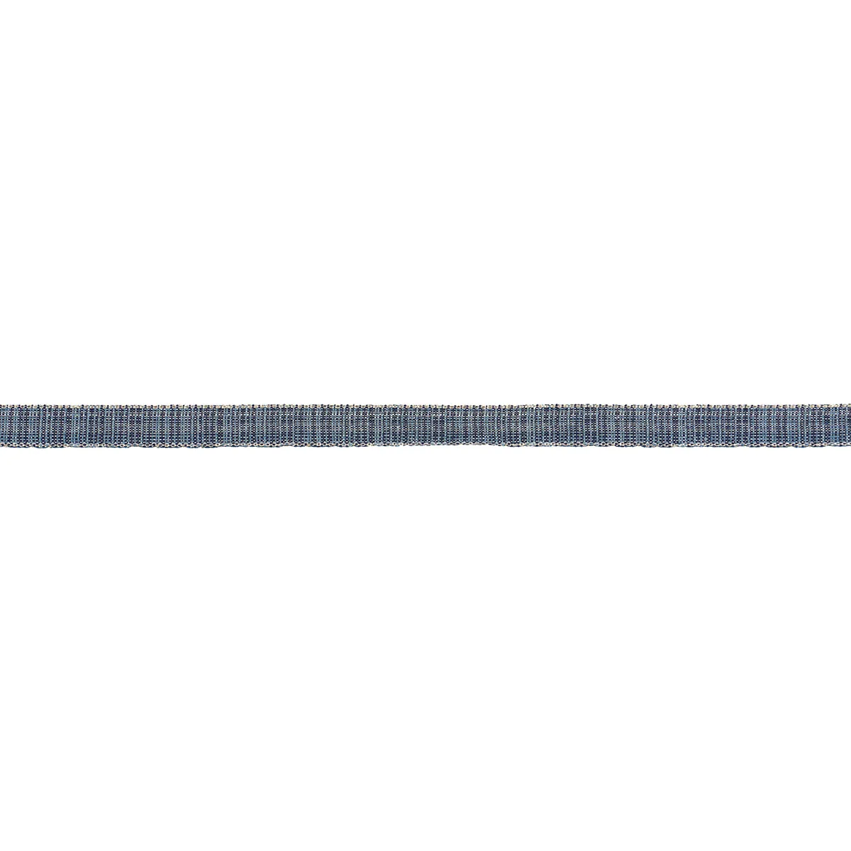 Schumacher Tweed Tape Narrow trim in Indigo (86200)