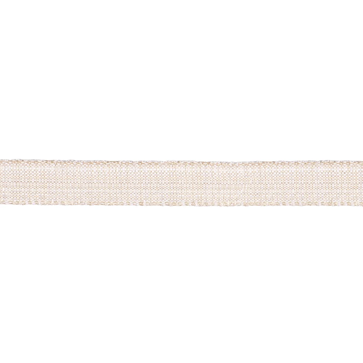 Schumacher Tweed Tape Narrow trim in Ivory (86203)