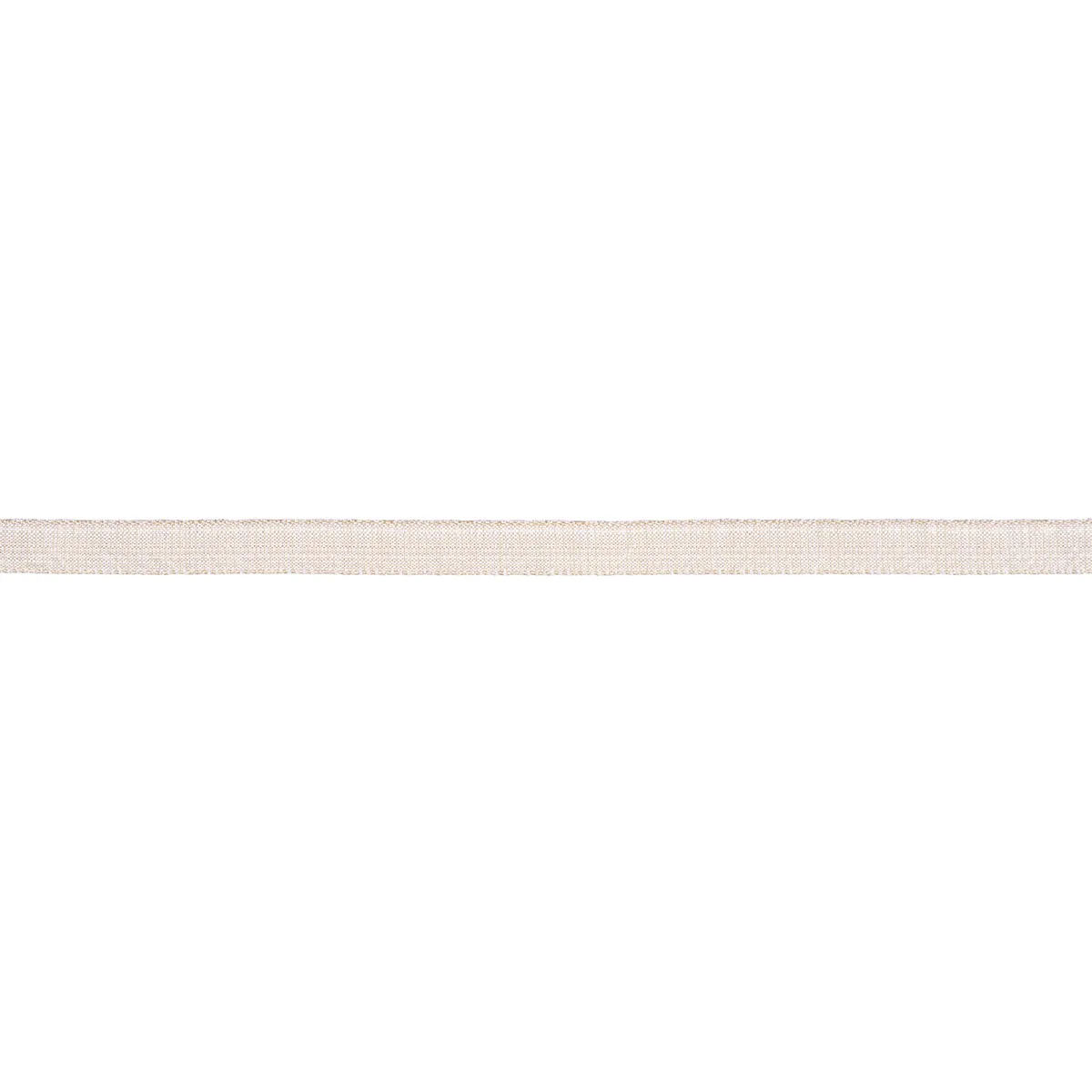 Schumacher Tweed Tape Narrow trim in Ivory (86203)