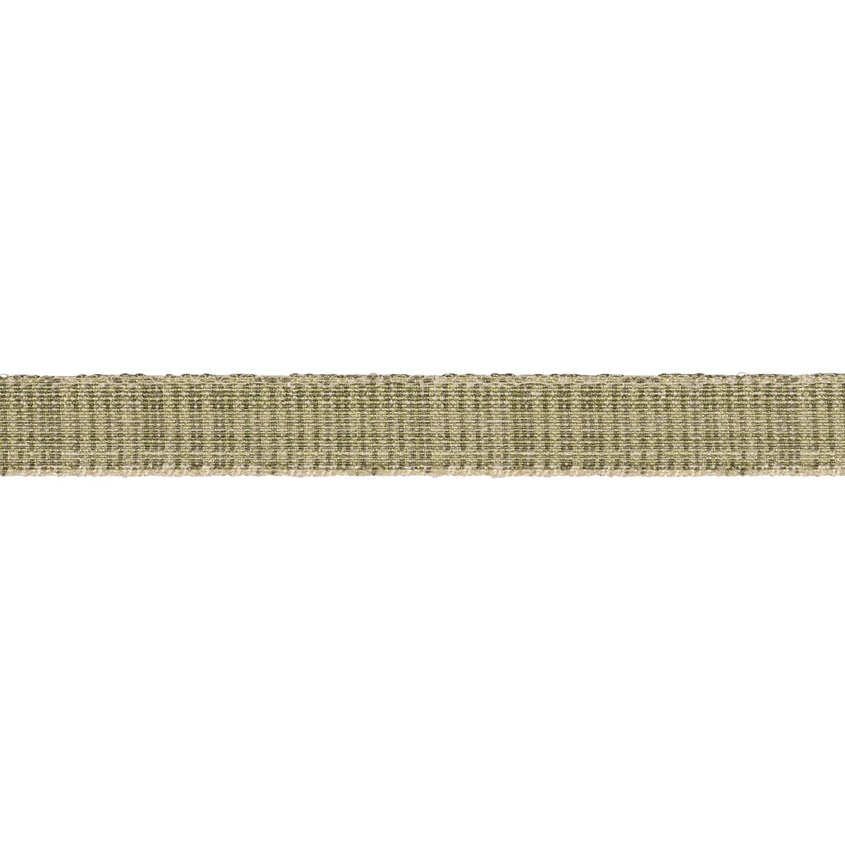 Schumacher Tweed Tape Narrow trim in Leaf (86201)