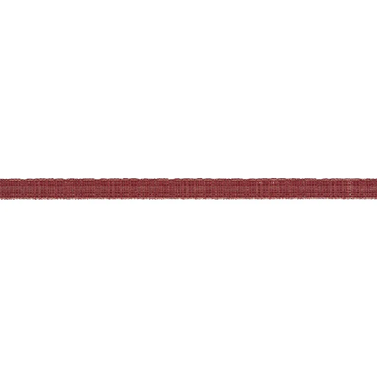 Schumacher Tweed Tape Narrow trim in Red (86205)