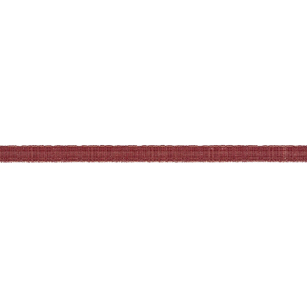 Schumacher Tweed Tape Narrow trim in Red (86205)