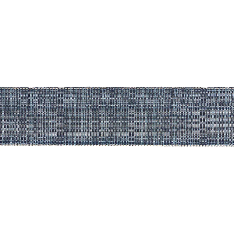 Schumacher Tweed Tape Wide trim in Indigo (86210)