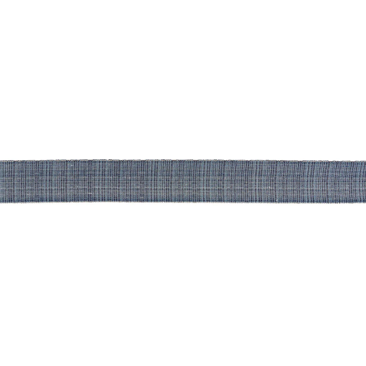 Schumacher Tweed Tape Wide trim in Indigo (86210)