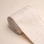 86213 | Tweed Tape Wide - Ivory Schumacher Tweed Tape Wide trim in Ivory (86213)