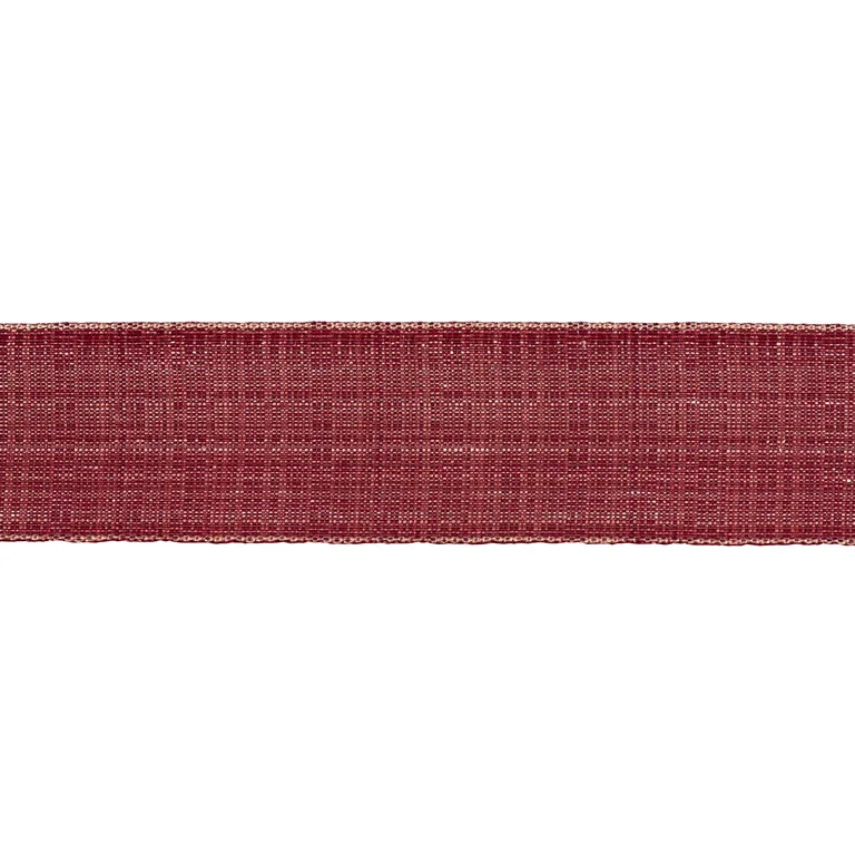 Schumacher Tweed Tape Wide trim in Red (86215)