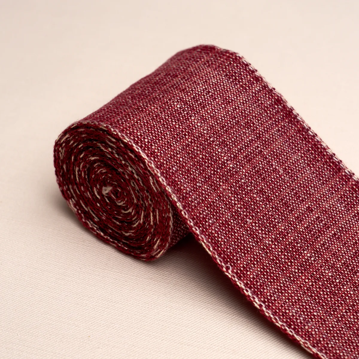 86215 | Tweed Tape Wide - Red Schumacher Tweed Tape Wide trim in Red (86215)
