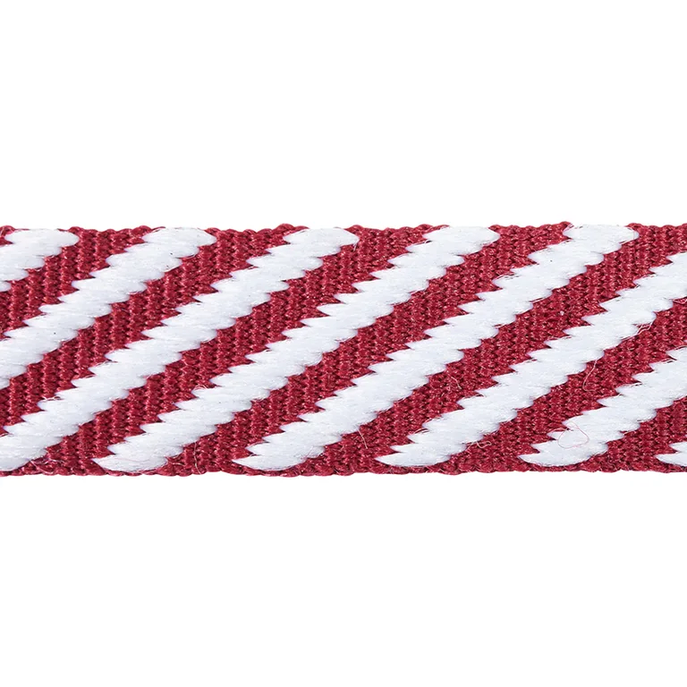 Schumacher Twill Tape trim in Burgundy (76104)